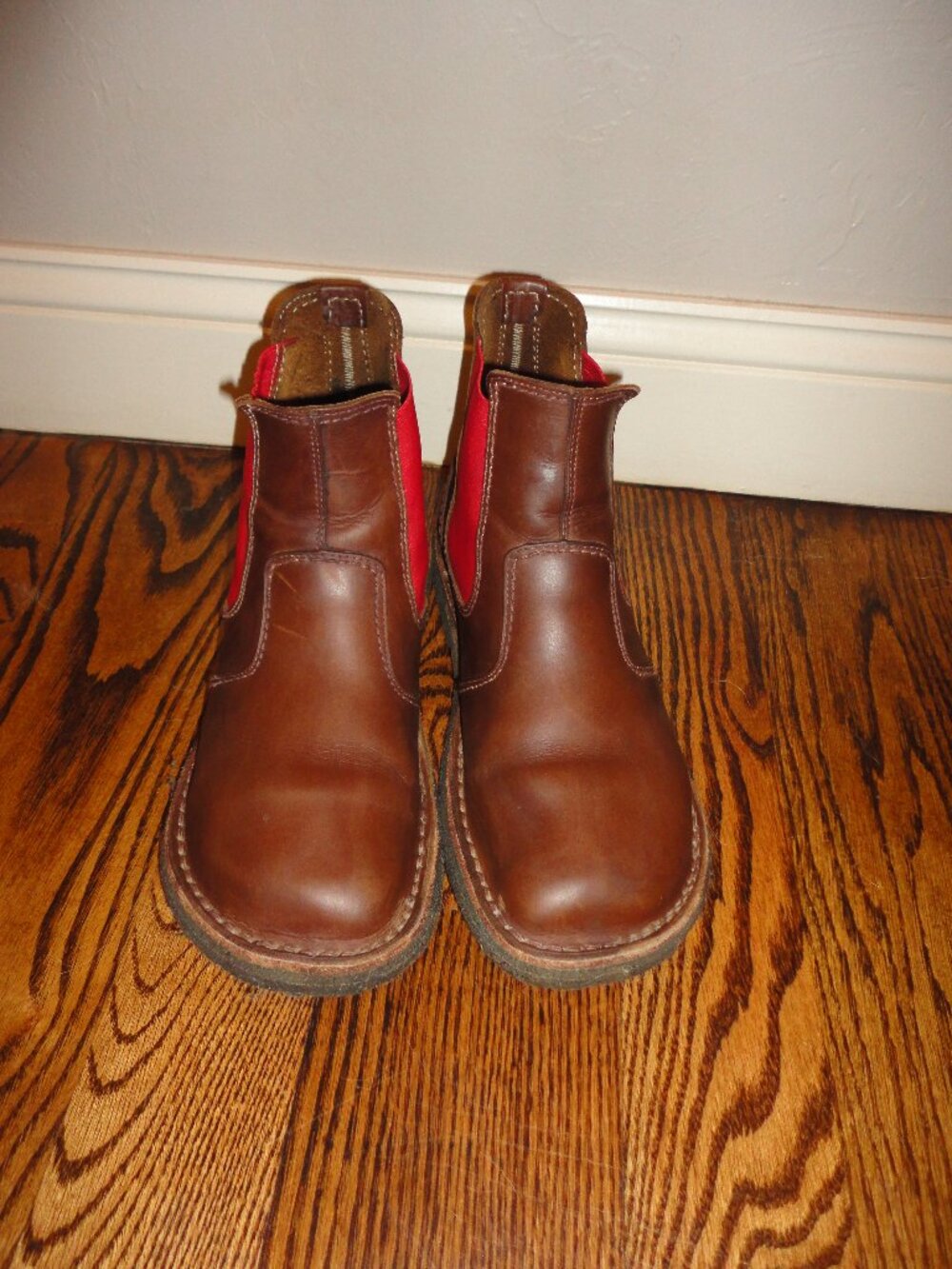 DUCKFEET Men's Brown Leather Roskilde Pull On Boots Size 11.5-12 HYGGE